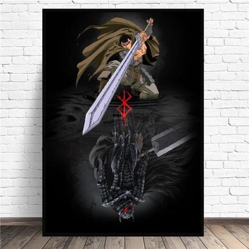 Berserk malédiction niveau Anime Art toile affiche imprime maison mur décor peinture