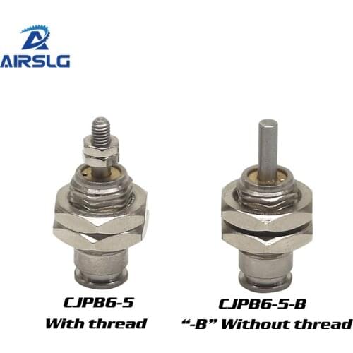 Pin cylinder CJPB smc type single acting spring return bore 6mm/10mm/15mm stroke 5/10/15/20/25/30mm micro pneumatic cylinder