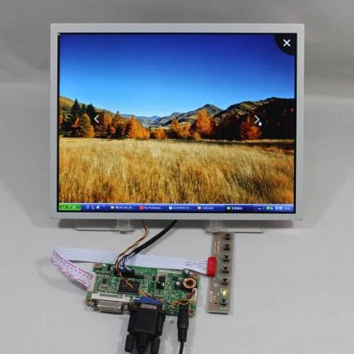 DVI VGA lcd controller board RT2281 wtih 12.1inch LQ121S1LG73 800x600 industrial Lcd screen