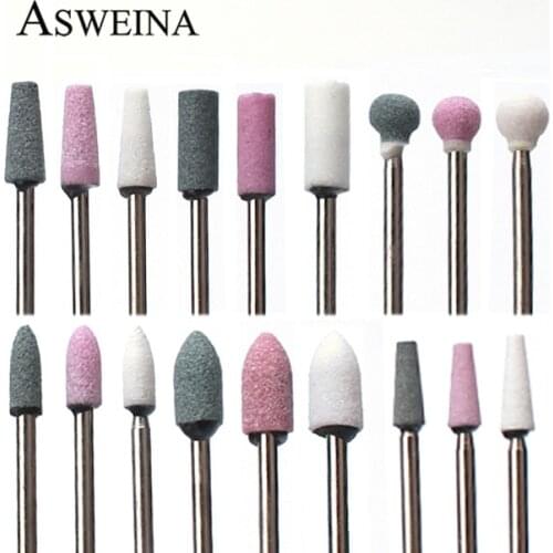 1pc Nail Drill Bit Corundum Rotary Milling Cutter Manicure Machine Bits Apparatus for Manicure Accessories Tools