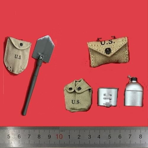 In Stock Scale 1/6th DID A80144 WWII US Army Ranger Sniper Toys Model Shovel Bags For 12inch Doll Soldier Collect