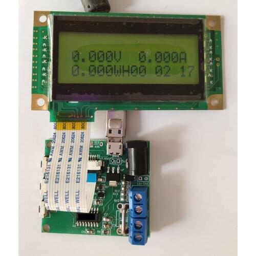 Voltage and Current Meter/bidirectional Current/power Meter/Coulomb AH Meter/test Battery Capacity/1602 LCD True