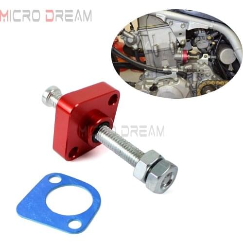 Red Manual Cam Chain Tensioners CNC Aluminum Tension For Honda CBR600RR CBR1000RR 2003-2016 VFR800 2002-2008