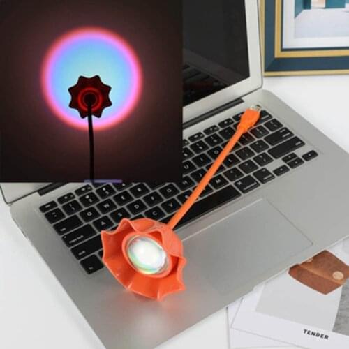 Special Sunset Projection Romantic Projector Led Light Rainbow Beautiful Night Light for Living Room Bedroom JAN88
