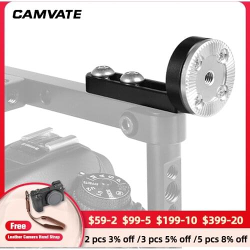 CAMVATE Standard M6 FemaleARRI Rosette Connecting Mount Thread & 40mm Mounting Groove For Handles/Rod Clamps/ Articulating Arms