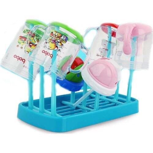 Baby Bottle Drying Rack Cleaning Dryer Drainer Storage Rack Tree Shape Rack for Babies Bottles Removable