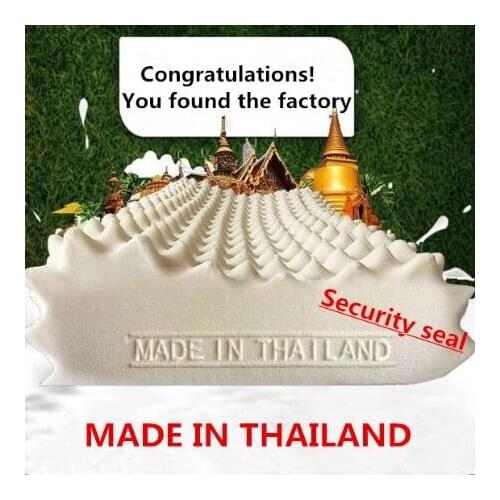 Thailand Natural Latex Orthopedic Massage Pillow Neck Cervical Spine Protected Remedial Big Vertebrae Pillow