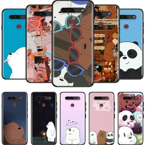Three Bears For LG G8 V30 V35 V40 V50 V60 Q60 K40S K50S K41S K51S K61 K71 K22 ThinQ 5G Phone Case