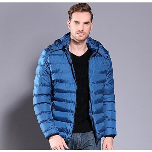 Winter Parkas Plus Size 5xl Cotton Casual Blue Coat Male Thick Long Sleeve Men Hooded Windbreaker Jacket Clothing Slim Mens Tops