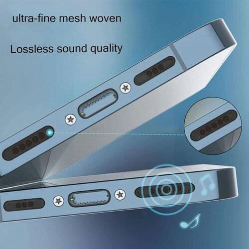 1 set Mobile Phone Dustproof Net Stickers Speaker Mesh Pro Mesh 12 12 Dust iphone12 Anti Proof Promax For Apple L6M9