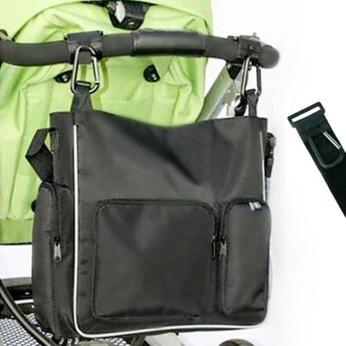 1Pc New Black Stroller Pram Hooks Hanger for Baby Car Durable Carriage Buggy Carabiner Clip Baby Outdoor Stroller Accessories