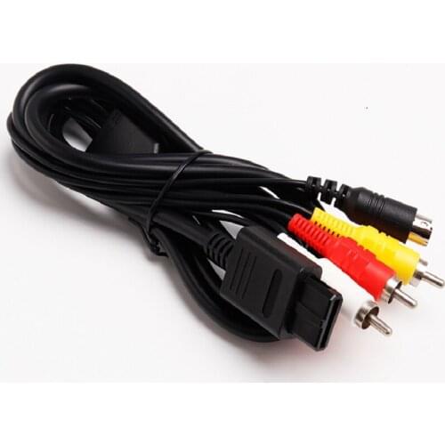12PCS 6ft AV TV S-Video AV Cable for Super Nintendo Gamecube 64 SNES NGC N64