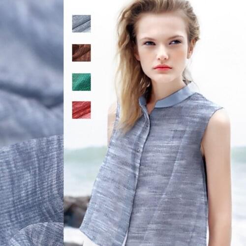 150CM Wide 100G/M Blue Red Green Rayon Pants Dress Shirt Blouse Fabric E1097