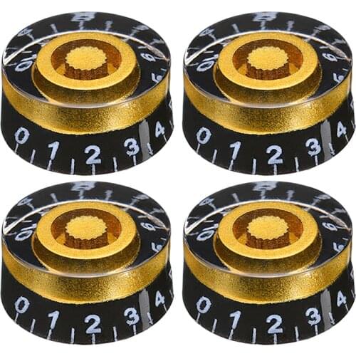 4Pcs/set Portable Speed Volume Tone Control Knobs Acrylic Speed Knob For Gibson Les Paul Electric Guitar Accessories