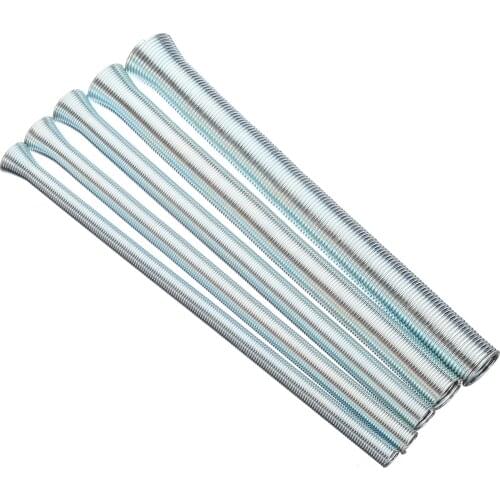 Mayitr 5pcs CT-102-L Spring Tube Bender 21cm Length Pipe Bending Tool 1/4" 5/16" 3/8" 1/2" 5/8"