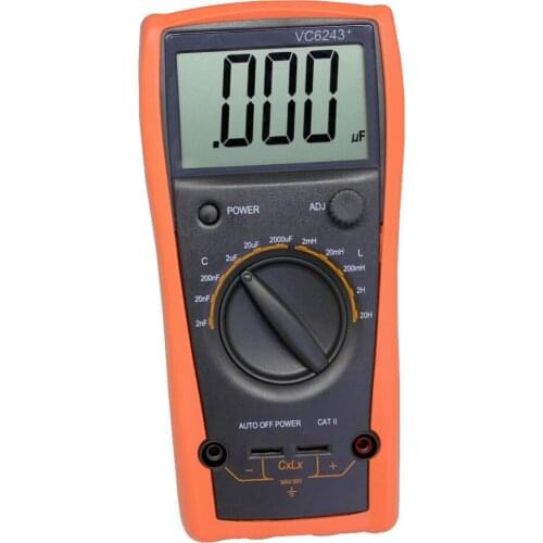 AideTek New 3 1/2 Digital large LCD LC meter 2000uF 20H VC6243 Free Shipping