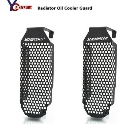 Aluminum Motorcycle Oil Cooler Guard Cover For Ducati Scrambler Icon Dark Scrambler Desert Sled 2017-2020 Scrambler Urban Enduro