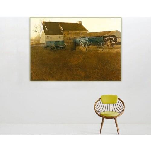 Citon Andrew Wyeth《Marsh Hawk》Canvas Oil Painting Artwork Poster Picture Wall Decor Background Home indoor Decoration
