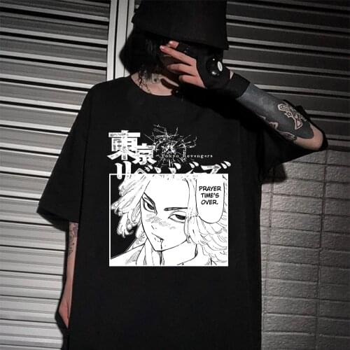 Hot Anime Tokyo Revengers T Shirt Short-sleeve Male T-shirt Streetswear Unisex