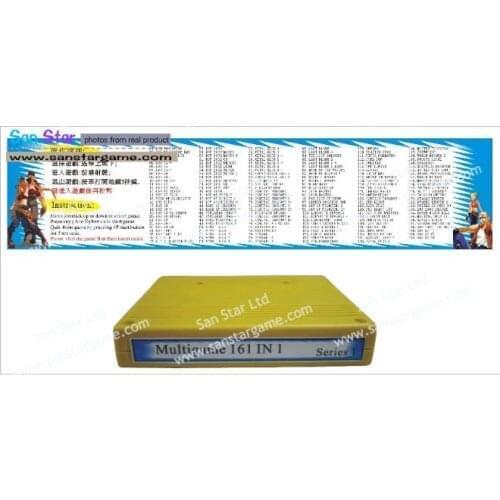 1 pcs of SNK 161 In 1 Cassette Cartridge Neo Geo Jamma Multi Game Board Snk Cassette for Arcade Game Machine