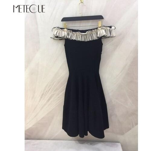 Модные трикотажные платья Metecue China At AliExpress