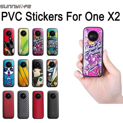 Sunnylife Insta360 One X2 PVC Stickers Protective Film Waterproof Scratch-proof Decals Removable Skin for Insta360 One X2 Access