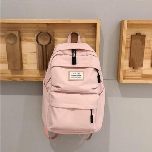 New Waterproof Nylon Backpack for Women Multi Pocket Travel Backpacks Female School Bag for Teenage Girls Book Mochilas LI-2713