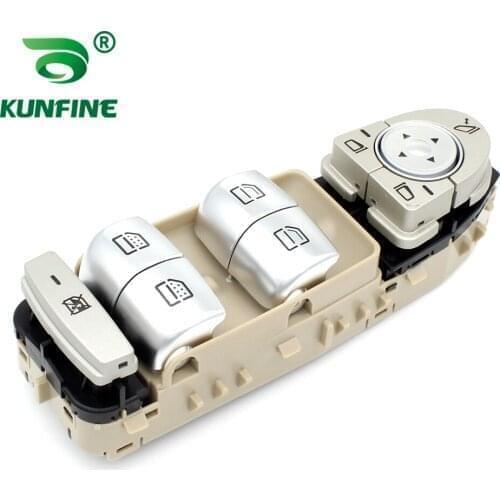 Car Window Controller Switch Button Car Window Lifter Control Switch for E（WHITE LIGHT） S（WHITE LIGHT） OEM No. 2139054803（E