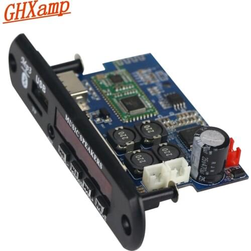 TDA7492P 25W+25W Bluetooth Amplifier Board + MP3 Decoder Board WAV APE Lossless Audio USB TF AUX DC12V-24V