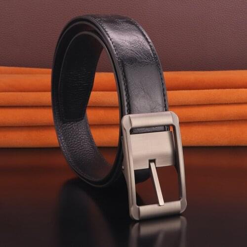 Green pin buckle designer belts men High Quality Green Waist Strap fashion luxury brand formal Casual Cowskin Waistband
