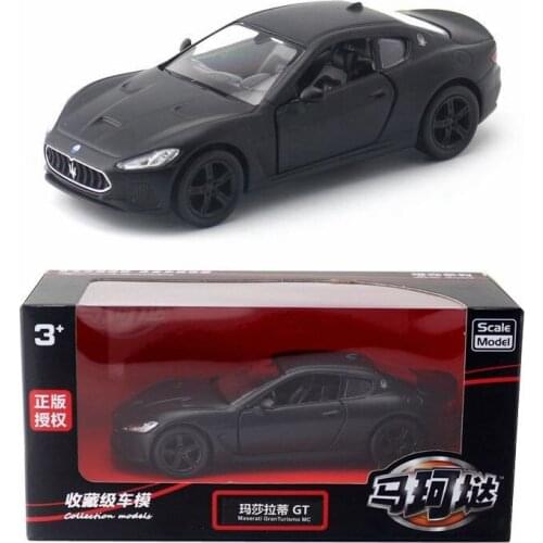 RMZ City/1:36 Scale/Diecast Toy Car Model/Maser GT Mattle/Diecast Metal Pull Back Model/Educational Collection/Gift For Kid