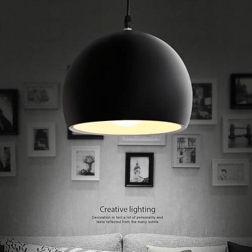 Modern Nordic LED pendant lights E27 220V 110V Gold Black Indoor Lighting fixture LED Hanging lamp kitchen home decor light
