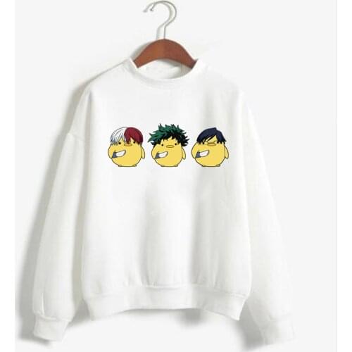 Kawaii My Hero Academia Shoto Tenya Iida Izuku Midoriya Printed Men/women Hoodie Long Sleeve Sweatshirt