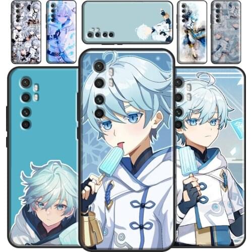 Chongyun Genshin Impact Case For POCO X3 Pro M3 F3 Cover For Xiaomi Mi 10T Pro 11 Ultra A3 9 10 Mi Note 10 Lite