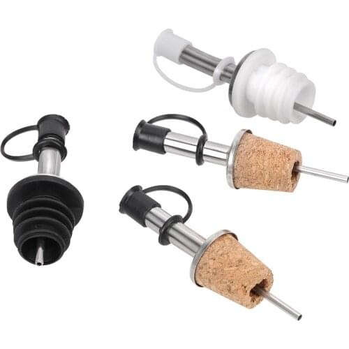 Wine Stopper Bar Tools Stainless Steel Bottle Stopper Wine Pourer Kitchen Accessories