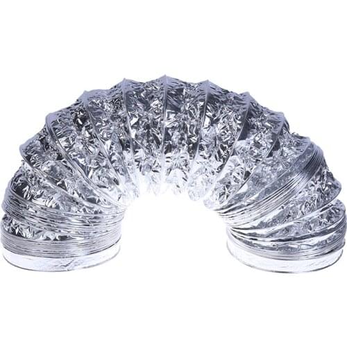 Foil Ducting Dryer Vent Hose For Ventilation 1.5M Ventilation Air Tube For Kitchen Bathroom
