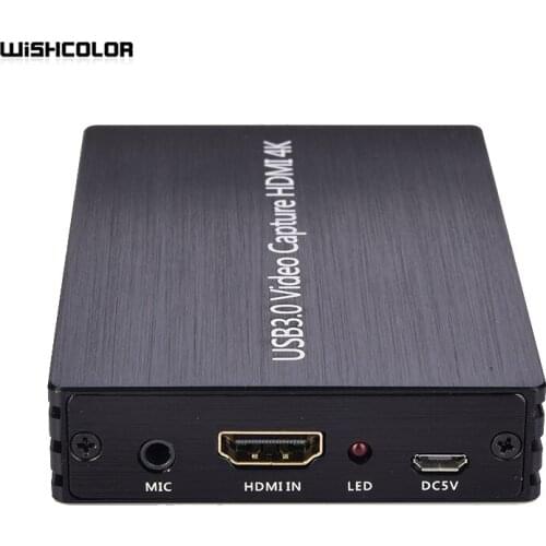 Wishcolor NK-S300 USB3.0 Video Card HDMI 4K HDMI To USB3.0 Video Collection Dongle For Windows Max OS X
