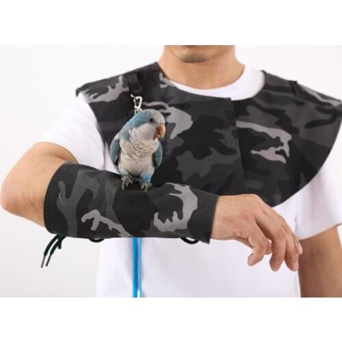 Parrot Anti-Scratch Shoulder Protector Hang Bird Anklet Toys Multi-Functional Pet Pad Diaper Shawl for Small Medium