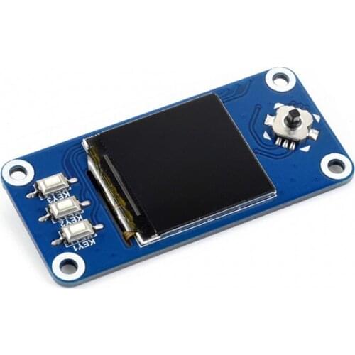 1.3inch IPS LCD Display HAT for Raspberry Pi, 240x240 pixels, SPI interface Supports Raspberry Pi Zero/Zero W/Zero WH/2B/3B/3B
