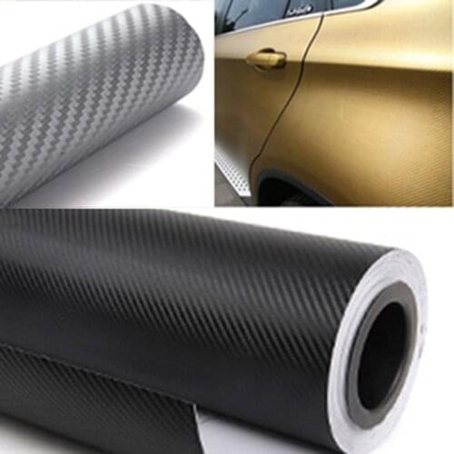200cmx30cm 3D Carbon Fiber Vinyl Film 3M Car Waterproof DIY Auto Vehicle Car Styling Wrap Roll Car Styling Motorcycle