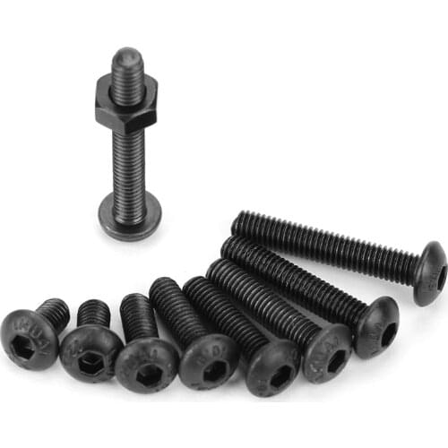 300Pcs M3 Mini screw DIY Kit Laptop Computer Assemble Repair Screw Fastener set 10.9 Black Button head screw