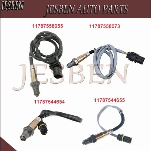 4pcs front & rear 11787558055 11787558073 11787544655 11787544654 Lambda Probe Oxygen O2 Sensor for BMW E60 E61 E90 523I 530I