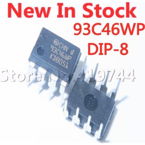 5PCS/LOT M93C46-WBN6P 93C46WP DIP-8 memory IC In Stock NEW original IC