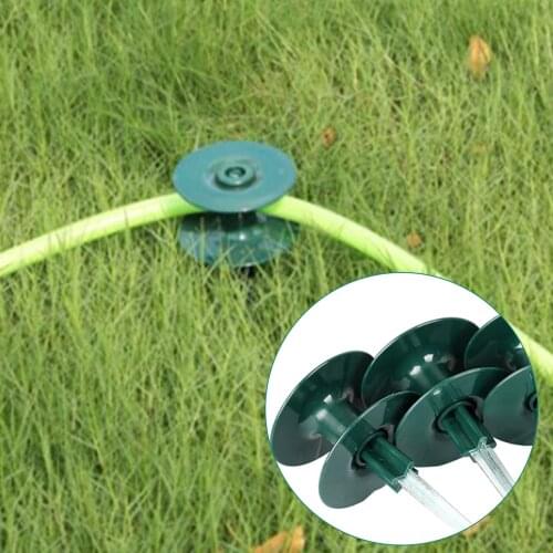 5pcs/lot Rustproof Metal Stake Garden Hose Guides With Zinc Coating To Protect Plants Garden Water Connectors