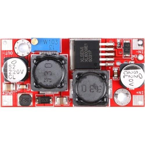 50PCS Boost Buck DC-DC Adjustable Step Up Down Converter XL6009 Power Supply Module 20W 5-32V to 1.2-35V High Performance Low
