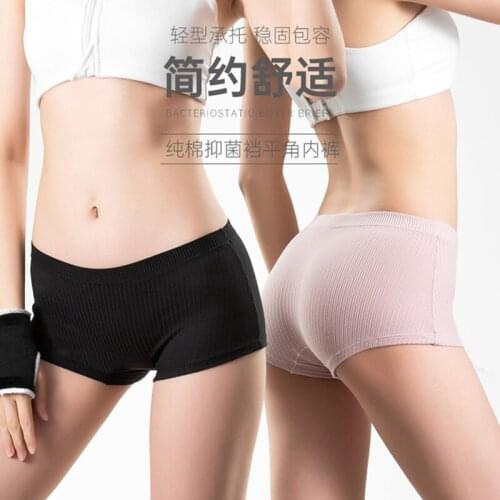 Big Size seamless Boyshort Briefs Women Safety Short Pants M-XXL Cotton Boxer Panty Lady Short Pants Casual Underwear