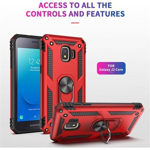 For Samsung Galaxy J2 Core SM-J260F Case Kickstand Armor Covers For Samsung J2 Core J260 SM-J260F/DS Magnet Phone case Fundas