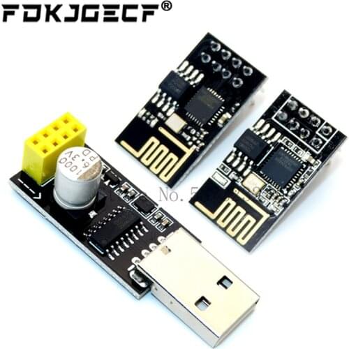 ESP01 Programmer Adapter UART GPIO0 ESP-01 Adaptater ESP8266 CH340G USB to ESP8266 Serial Wireless Wifi Developent Board Module