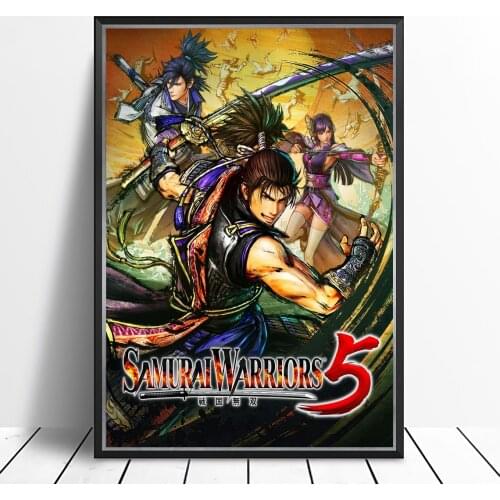 SAMURAI WARRIORS 5 Video Game Canvas Poster Home Wall Painting Decoration (No Frame)