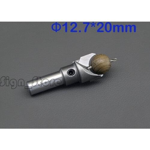 Shank 12.7mm Milling Cutter Router Bit Buddha Ball Knife Woodworking Tools Wooden Beads Diameter 20mm